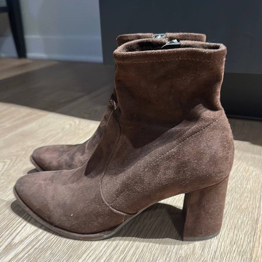 Faux Suede Ankle Boot